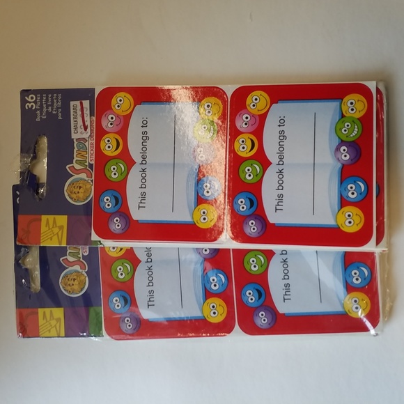 Book Plates NEW 7 packages Sandy Lion Stickers - Picture 2 of 5